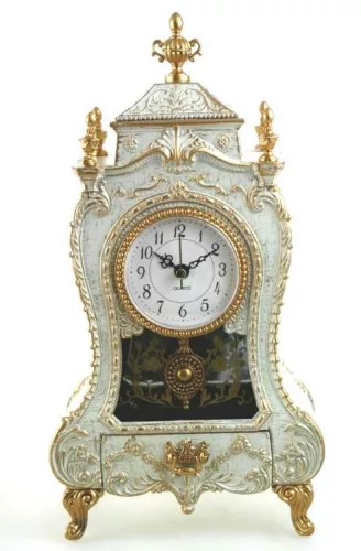 Ceas decorativ MMM, 17 x 9 x 32 cm, stil vintage