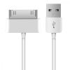 Nabíjecí kabel USB 2.0 s 30 piny pro Samsung Galaxy Tab 1/2 10.1/Tab 2 7.0/Note 10.1, Kwmobile, bílý, plastový, 19438.02