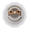 Sada 4 zásuvkových adaptérů z GU10 na E14, Kwmobile, Bílá, Plast, 27507