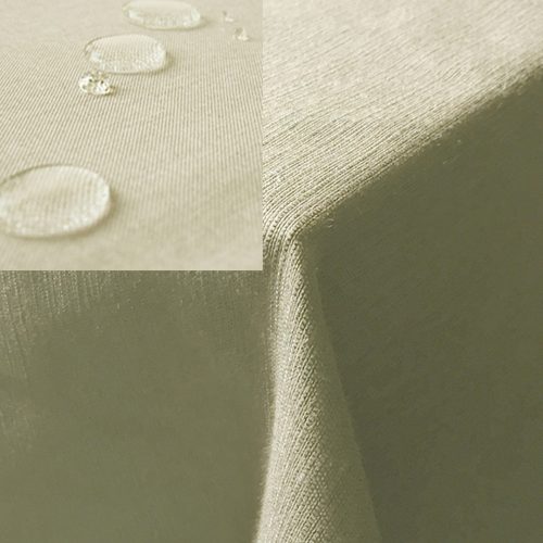 Leinenlook Jemidi kulatý ubrus, 220 cm, béžový, polyester, 55262.15.20