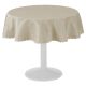 Kulatý ubrus s ornamentem Jemidi, 135 cm, krémový, polyester, 55264.16.21