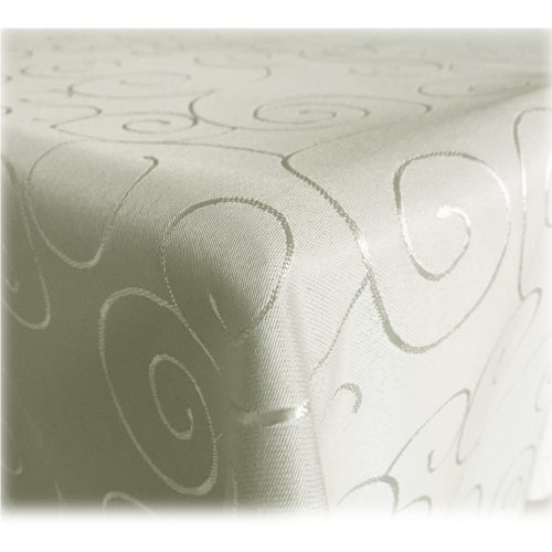 Ubrus s ornamentem Jemidi, 130 x 360 cm, béžový, polyester, 55264.15.19