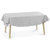Oválný ubrus s ornamentem Jemidi, 160 x 220 cm, hnědý, polyester, 55264.25.27