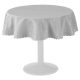 Kulatý ubrus s ornamentem Jemidi, 135 cm, hnědý, polyester, 55264.25.21