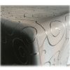 Ubrus s ornamentem Jemidi, 160 x 260 cm, šedý, polyester, 55264.22.15