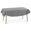 Oválný ubrus s ornamentem Jemidi, 160 x 220 cm, šedý, polyester, 55264.22.27