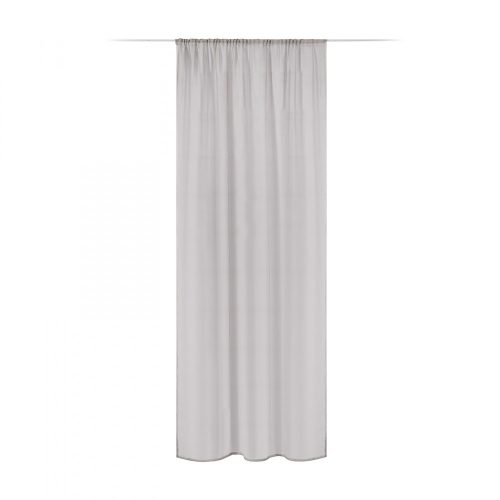 Záclona CottonLook s lamelami Jemidi, 140 x 245 cm, šedá, polyester, 55268.15