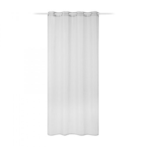 Pauline neprůhledná záclona s kroužky Jemidi, 140 x 245 cm, bílá, polyester, 55271.02