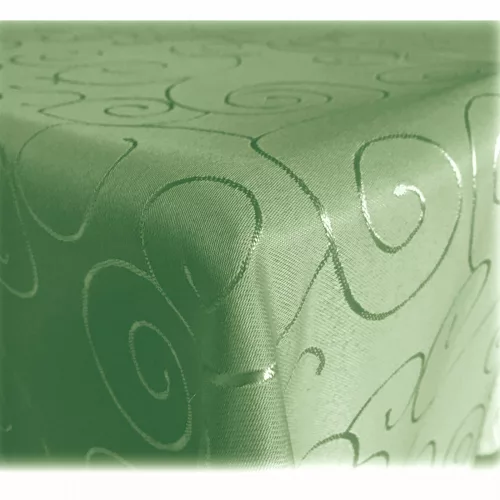 Ubrus s ornamentem Jemidi, 160 x 220 cm, zelený, polyester, 55264.50.14