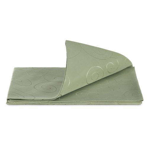 Oválný ubrus s ornamentem Jemidi, 160 x 220 cm, zelený, polyester, 55264.50.27