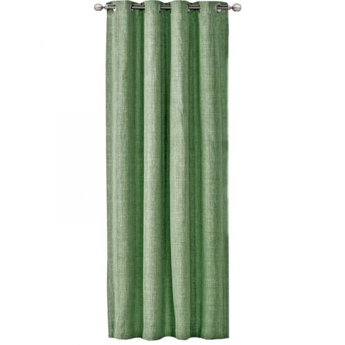 Elfie Neprůhledná záclona s kroužky Jemidi, 140 x 245 cm, Zelená, Polyester, 55279.79.01