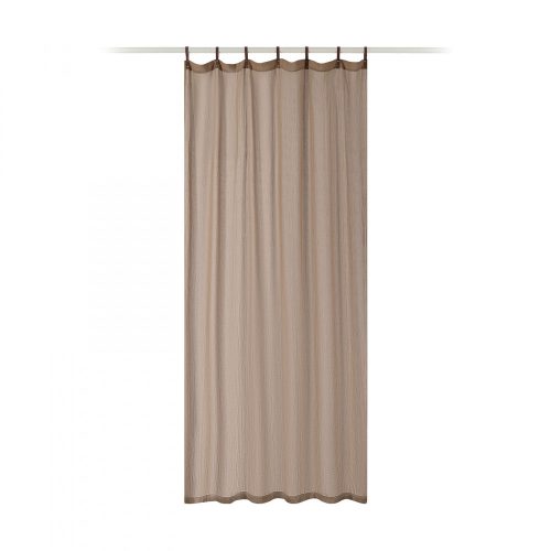 Dámská záclona s poutky Jemidi, 135 x 245 cm, béžová, polyester / bavlna, 55194.05