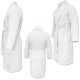 Župan Homelevel Unisex, 3XL, bílý, organická bavlna, 54845.02.33