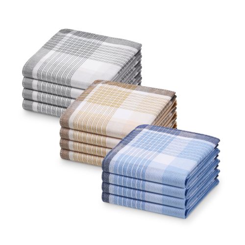 Sada 12 kapesníků Jemidi na břicho, 40 x 40 cm, Multicolour, bavlna, 55059.08