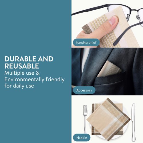 Sada 12 kapesníků Jemidi na břicho, 40 x 40 cm, Multicolour, bavlna, 55059.08