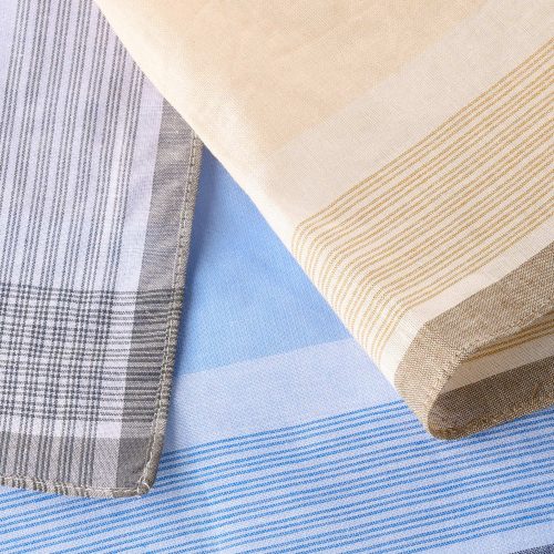 Sada 12 kapesníků Jemidi na břicho, 40 x 40 cm, Multicolour, bavlna, 55059.08