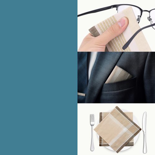 Sada 12 kapesníků Jemidi na břicho, 40 x 40 cm, Multicolour, bavlna, 55059.08