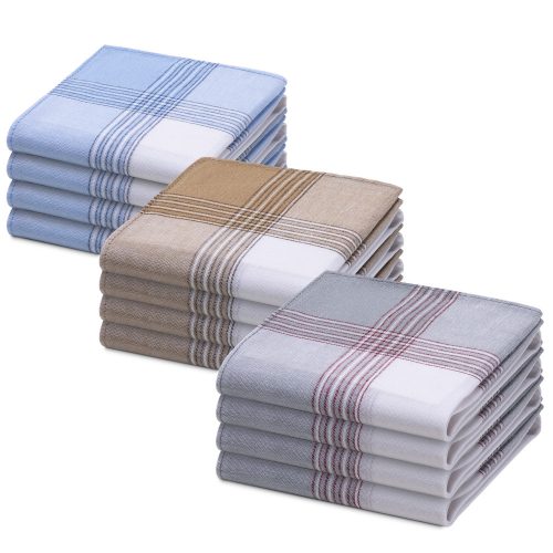 Sada 12 kapesníků Jemidi na břicho, 40 x 40 cm, Multicolour, bavlna, 55059.09