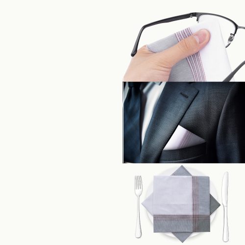 Sada 12 kapesníků Jemidi na břicho, 40 x 40 cm, Multicolour, bavlna, 55059.09