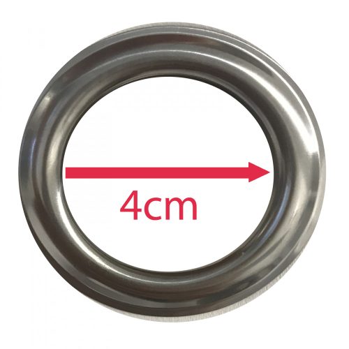 Stella neprůhledná záclona s kroužky Jemidi, 140 x 175 cm, krémová, polyester, 55283.16.02