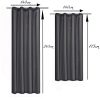 Stella neprůhledná záclona s lamelovým volánem Jemidi, 140 x 175 cm, šedá, polyester, 55283.19.04