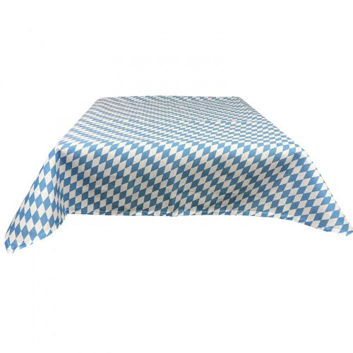 Čtvercový ubrus Jemidi, 135 x 135 cm, modrý, polyester / bavlna, 55320.32