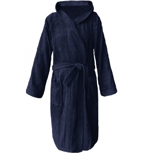 Látkový župan Homelevel, 6XL, modrý, organická bavlna, 54856.17.36