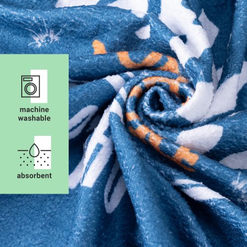 Dětské koupací pončo Homelevel, 4-7 let, Vícebarevné, Organická bavlna, 54931.04.02