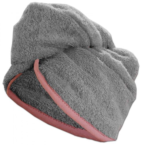 Dětský turban do vlasů Homelevel, 64 x 22, Šedá, BIO bavlna, 54882.22.01