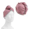 Sada 2 unisex turbanů do vlasů Homelevel, univerzální, růžová/šedá, organická bavlna, 54863.22.02