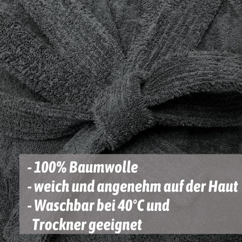 Dětský župan Homelevel, 176, Šedá, Organická bavlna, 54864.25.41