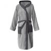 Látkový župan Homelevel, 2XL, Šedá, Organická bavlna, 54856.25.5