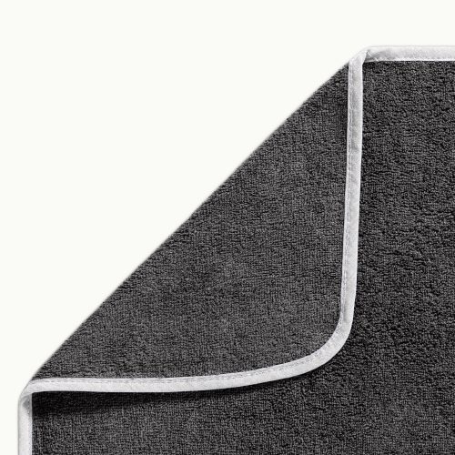 Plážová osuška Homelevel, 200 x 200 cm, šedá, organická bavlna, 54899.25