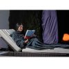Homelevel TV přikrývka s rukávy, 200 x 150 cm, šedá, polyester, 55432.19.01