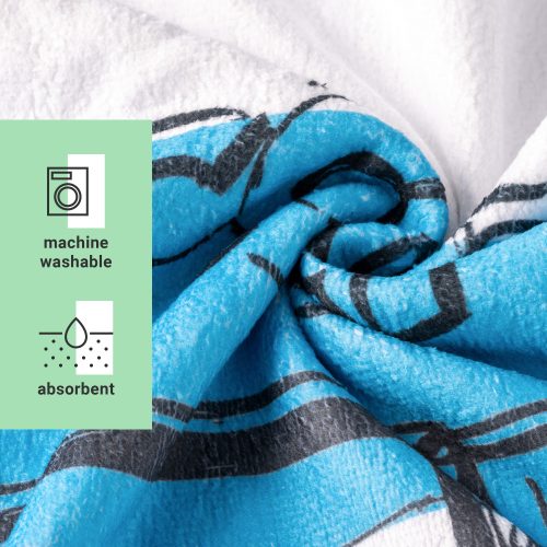 Dětské koupací pončo Homelevel, 8-11 let, Vícebarevné, Organická bavlna, 54931.32.01