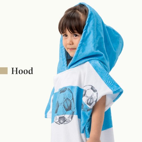 Dětské koupací pončo Homelevel, 8-11 let, Vícebarevné, Organická bavlna, 54931.32.01