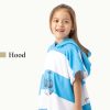 Dětské koupací pončo Homelevel, 4-7 let, Vícebarevné, Organická bavlna, 54931.32.02