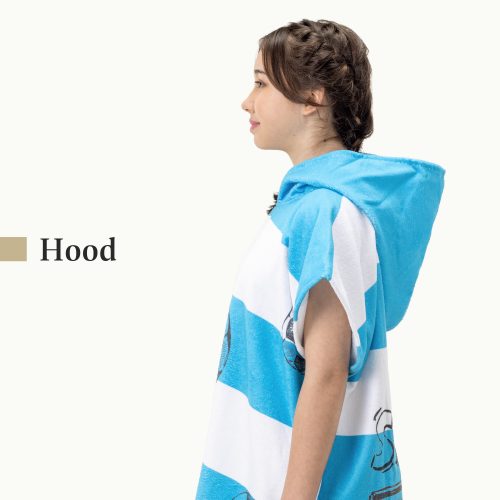 Dětské koupací pončo Homelevel, 8-11 let, Vícebarevné, Organická bavlna, 54931.32.03