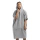 Unisex koupací pončo Homelevel, L-XL, Šedá, Organická bavlna, 54881.25.20