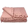 Prošívaný přehoz na postel Homelevel, 220 x 240 cm, růžová, polyester, 54993.02