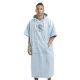Homelevel vyšívané pončo do koupele, L-XL, modrá, BIO bavlna, 54977.20