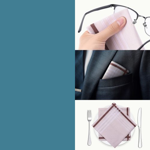 Sada 12 kapesníků Jemidi na břicho, 40 x 40 cm, Multicolour, bavlna, 55059.14