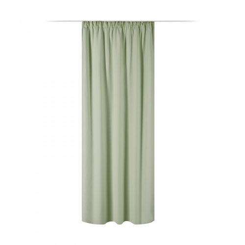 Záclona Elfie neprůhledná s volánem Jemidi, 140 x 245 cm, zelená, polyester, 55333.07