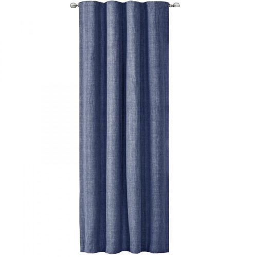 Záclona Elfie neprůhledná s volánem Jemidi, 140 x 245 cm, modrá, polyester, 55333.04