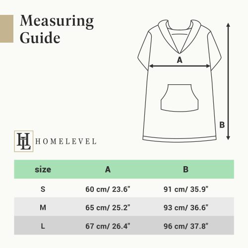 Homelevel dámské plážové pončo, S, Modrá, Organická bavlna, 54985.1