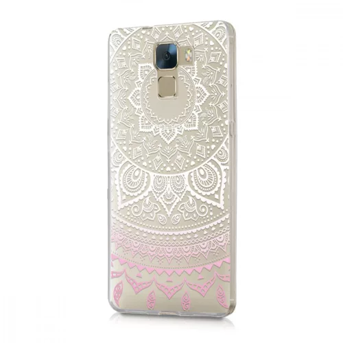 Pouzdro pro Huawei Honor 7, silikonové, růžové, 35164.01