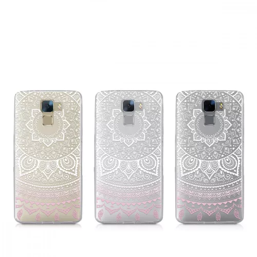 Pouzdro pro Huawei Honor 7, silikonové, růžové, 35164.01