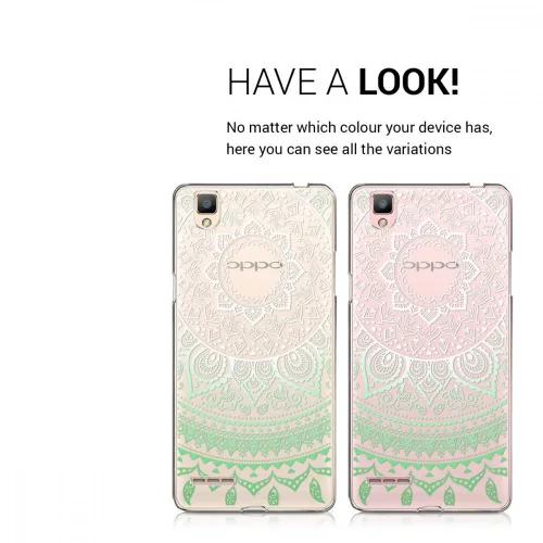 Pouzdro pro OPPO F1, silikonové, zelené, 37583.71