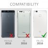 Kryt pro Huawei P9 Lite, eko kůže, černý, 38039.01