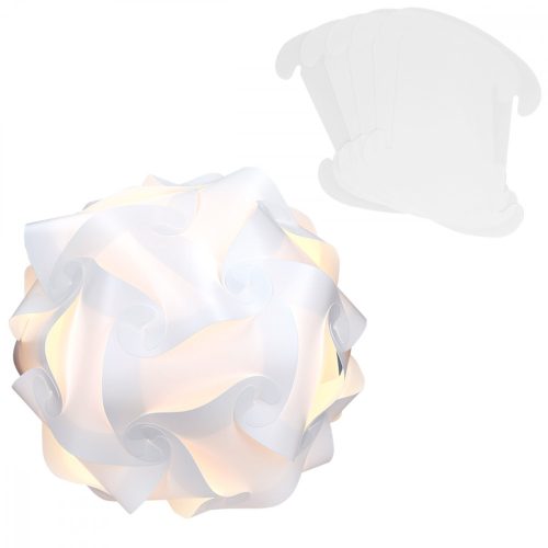 Moderní stínidlo IQ Jigsaw 15,7 palce/ 40 cm, Kwmobile, Bílá, 39225